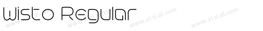 Wisto Regular字体转换